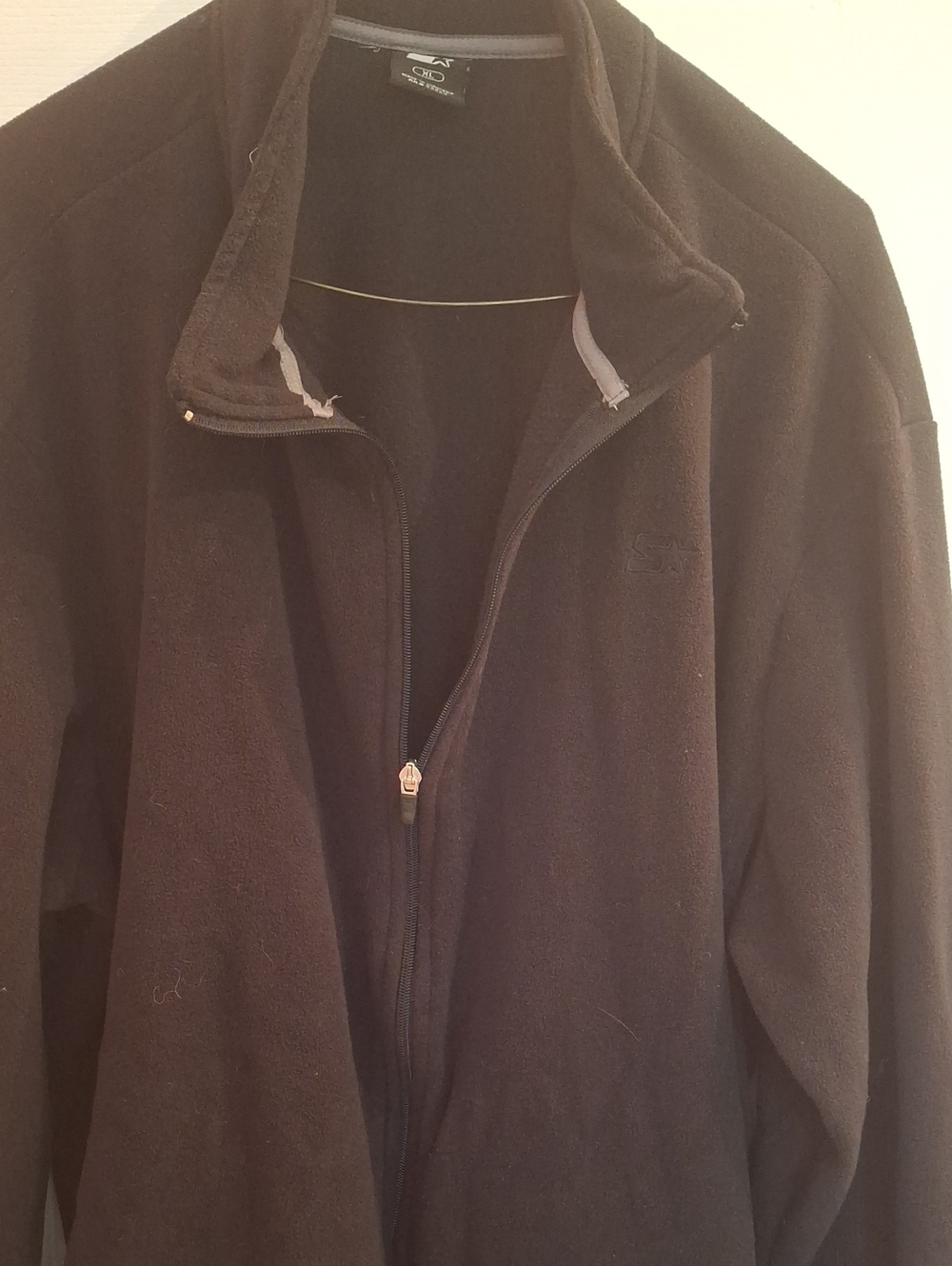 STARTER Black Lightweight Full-Zip Shirt Jacket